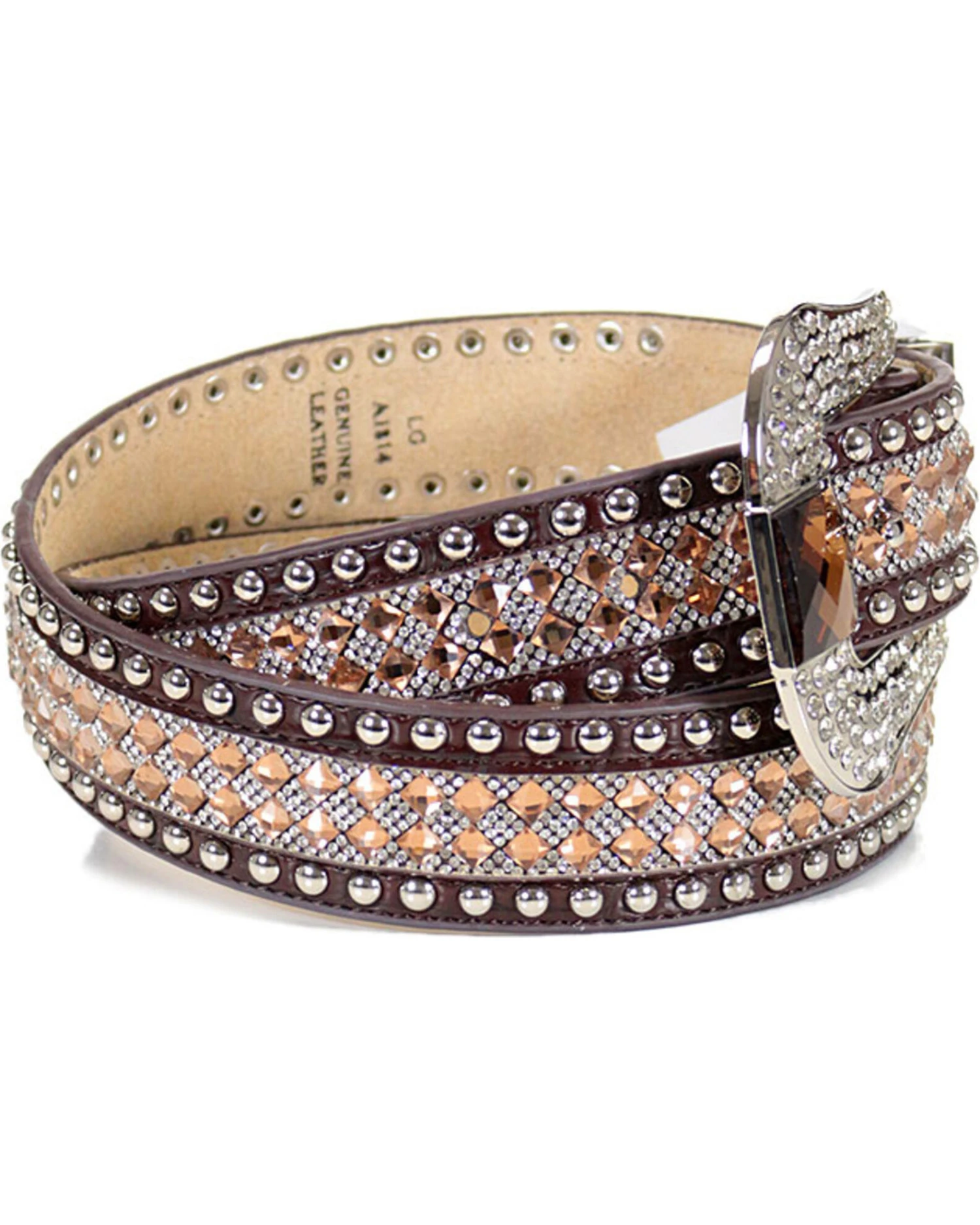Shyanne Women's Rhinestone Belt - Image 2