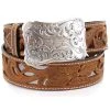 Shyanne Women's Floral Filigree Western Belt
