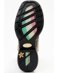 Shyanne Women's Xero Gravity Lite Mexican Flag Western Performance Boots - Broad Square Toe