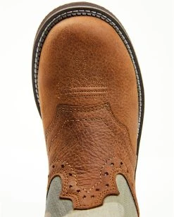 Shyanne Women's Jagger Camo Shaft Leather Western Boots - Wide Round Toe