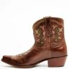 Shyanne Women's Chryssie Floral Shaft Western Fashion Booties - Snip Toe