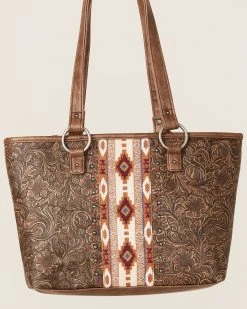 Shyanne Women's Tooled Southwestern Tote Bag