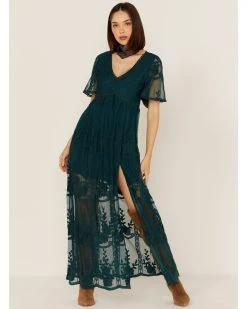 Shyanne Women's Lace Maxi Dress
