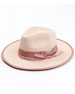 Shyanne Women's Rancher Tonal Ribbons & Beads Fedora Hat