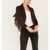 Shyanne Women's Fringe Faux Suede Jacket