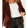 Shyanne Women's Fringe Faux Suede Blazer