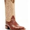 Shyanne Women's Olivia Exotic Ostrich Quill Western Boots - Broad Square Toe