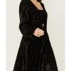 Shyanne Women's Velvet Sequin Duster