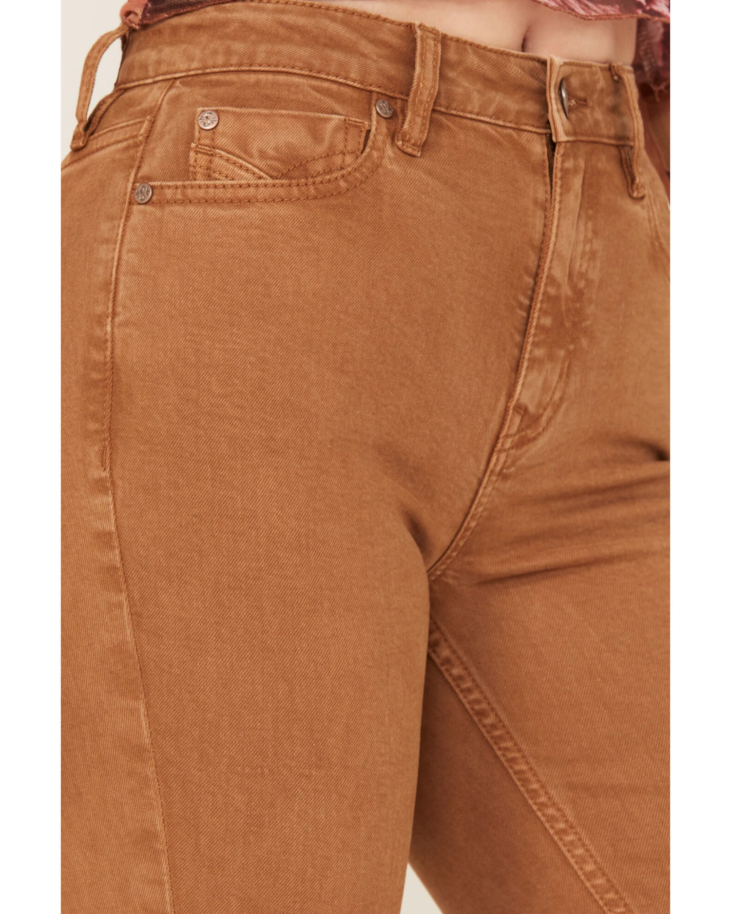 Shyanne Women's High Rise Super Flare Stretch Jeans - Image 4