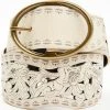 Shyanne Women's Scalloped Floral Cut Out Waist Belt