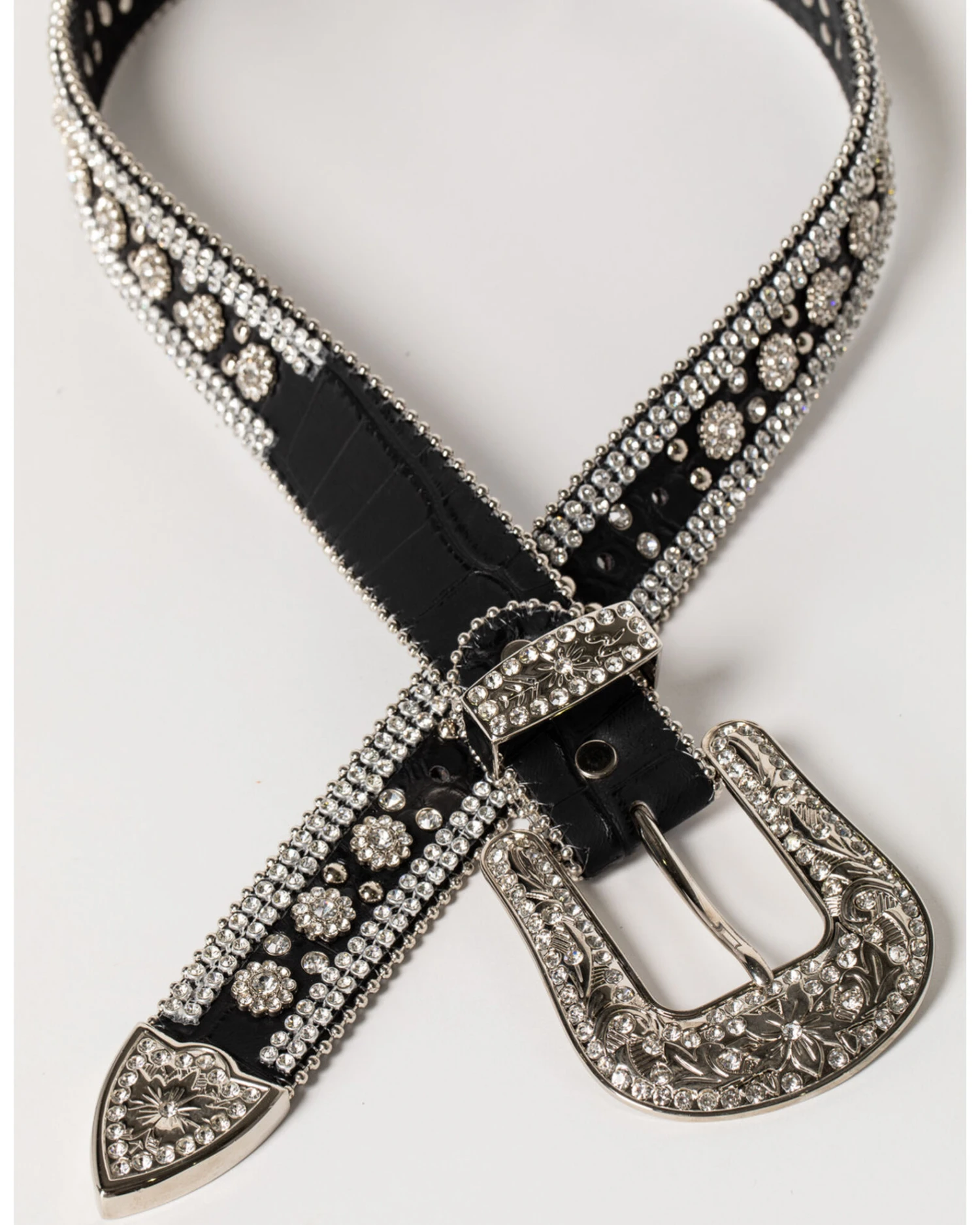 Shyanne Women's Floral Bling Belt - Image 2