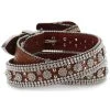 Shyanne Women's Rhinestone Print Belt